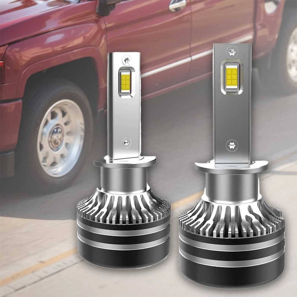 2 Pezzi Lampadine LED per Fari Auto 200W 20000LM H11, Lampada LED Auto per Fendinebbia, Impermeabile IP68, Faro LED per Auto 6000K