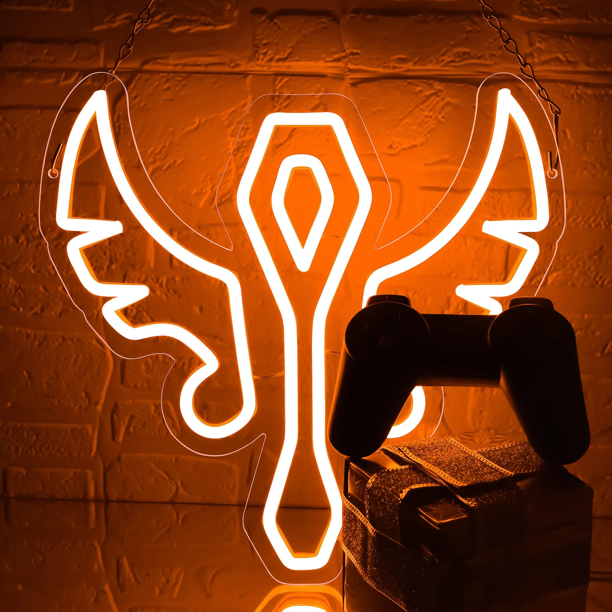 Insegna al Neon World Warcraf per Decorazione Murale, Insegne al Neon a Tema Videogiochi, Regalo Unico per Natale e Feste di Compleanno
