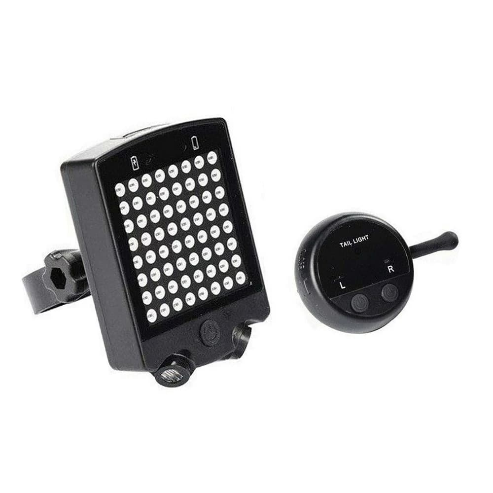 Bike Bicycle LED Light Lamp Turn Signal Tail Light Rechargeable Remote Control Bicycle Tail Light With Remote