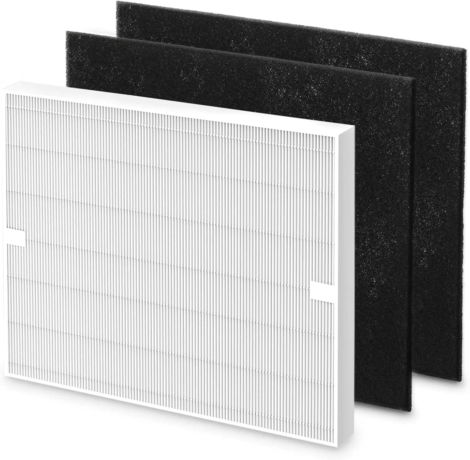 Set di filtri di ricambio per purificatore d'aria AP-1512HH, compatibile con i modelli Airmega, 1 filtro HEPA e 2 pre-filtri al carbone