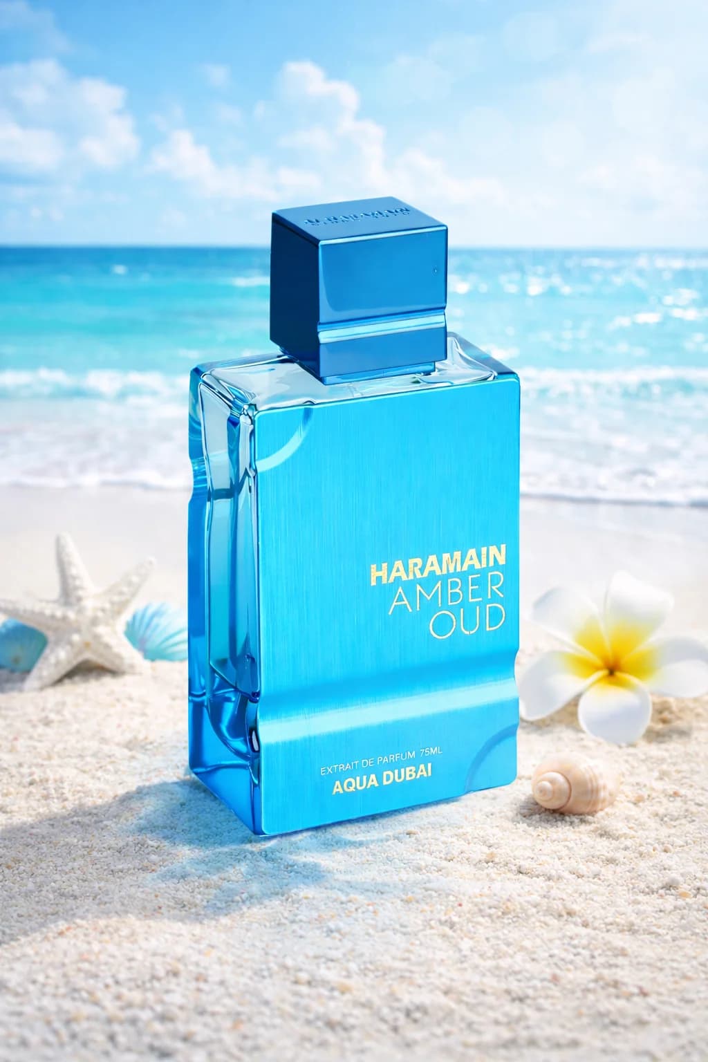 Al Haramain Aqua Dubai Profumo 60ml Extrait Unisex Fresco Marino Agrumato Ambra Pulito Lunga Durata Estivo Regalo Spray