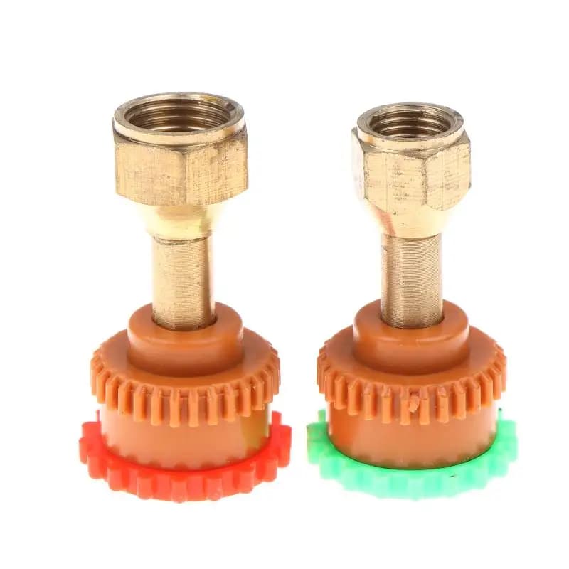 ●14Teeth 7/16-22 Teeth Nozzle Sprayer Nozzle Plastic Cap Copper Rod Nozzle Garden Hose Quick Connect Water Spray Hose Fittings