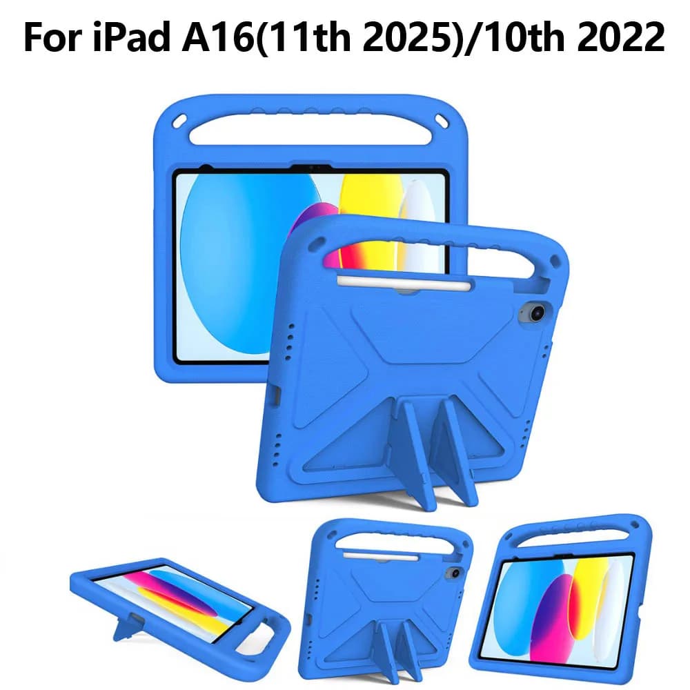 Case for Apple iPad A16 the 11th Gen 11.0 inch 2025 Tablet EVA kids cover for iPad 10th Gen 2022 10.9 inch Stand Protect Shell