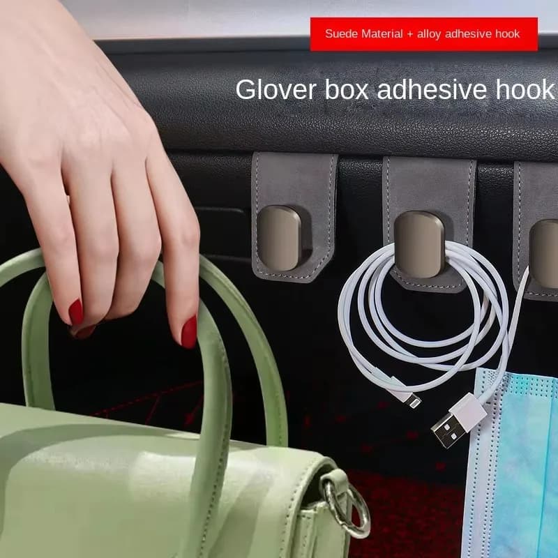 Gancio per borsa per guanti per auto Scatola per organizer Ganci per scatola Gancio per borsa Gancio per riporre guanti robusto Gancio per scatola Modifica interna
