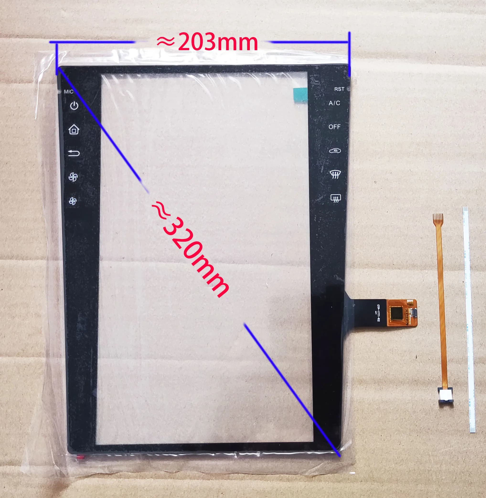 Pannello di scrittura manuale del digitalizzatore Touch Screen per ZhiFang 1252X