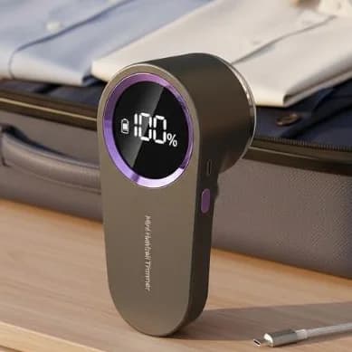 Levapelucchi elettrico, rimuovi pelucchi elettrico, rasapelo per tessuti, display digitale, ricaricabile USB, ergonomico
