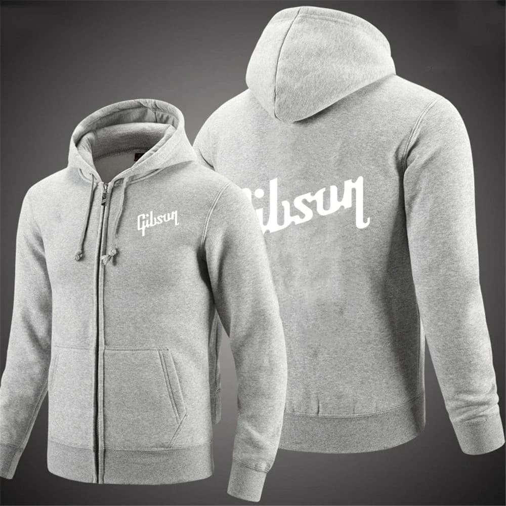 2025 New Gibson Moda Felpa con cappuccio da uomo Casual Felpe con cappuccio Pullover Felpe Top da uomo Felpe con cappuccio in tinta unita Felpa Maschile Comfort