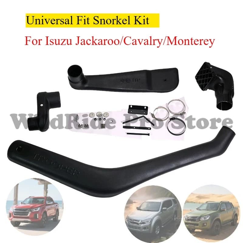 Kit boccaglio universale per Isuzu Trooper/Jackaroo 4x4 Presa d'aria impermeabile SUV fuoristrada Wading SIJ200