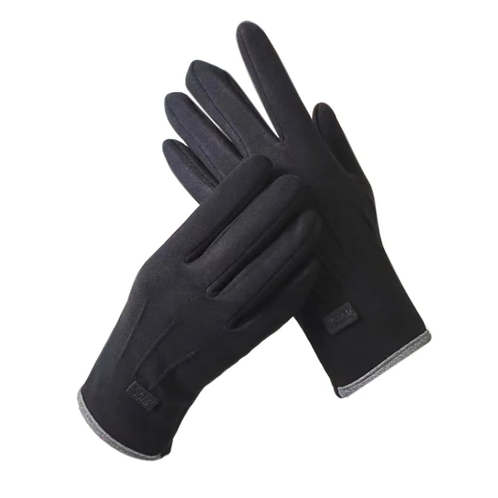Guanti touch screen vintage antivento Guanti caldi spessi resistenti all'usura Guanti da ciclismo con dita intere