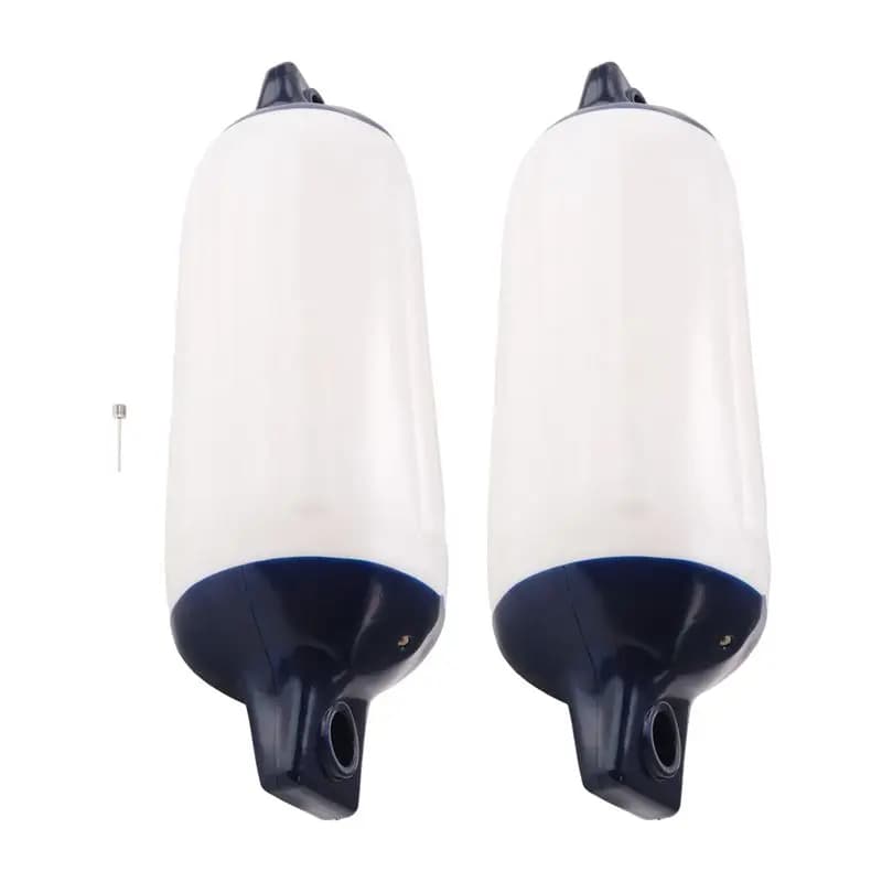 ABTU-2PCS Parafango Gonfiabile per Barca in PVC, Parafango Ancoraggio per Imbarcazioni, Boa, Parafanghi per Yacht, Protezione UV, Paraurti Scanalato, Accessori per Barche