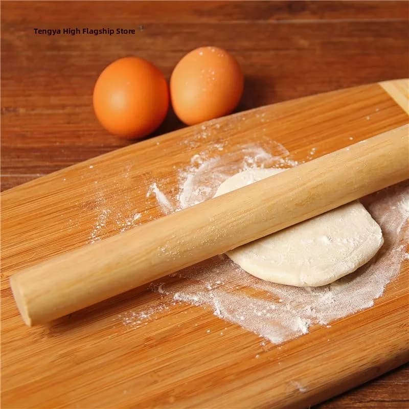 Set di mattarelli in vero legno per uso domestico, per impastare e stendere pasta, con tagliere, accessori da cucina