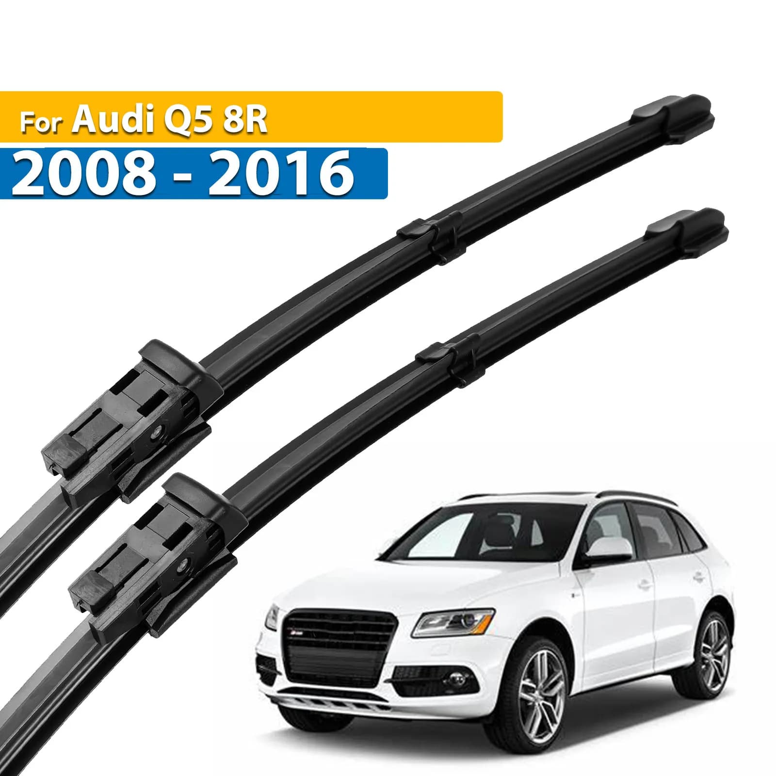 Erick's Tergicristallo LHD Spazzole Tergicristallo Anteriori Per Audi Q5 8R 2008 - 2016 Parabrezza Parabrezza Finestra Pulita Auto Pioggia Spazzole 24 "+ 20"