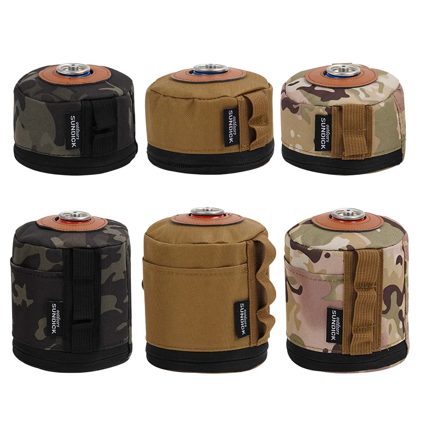 Protective housing for camping gas cylinder Protective housing for outdoor gas cylinders in cotton and linen