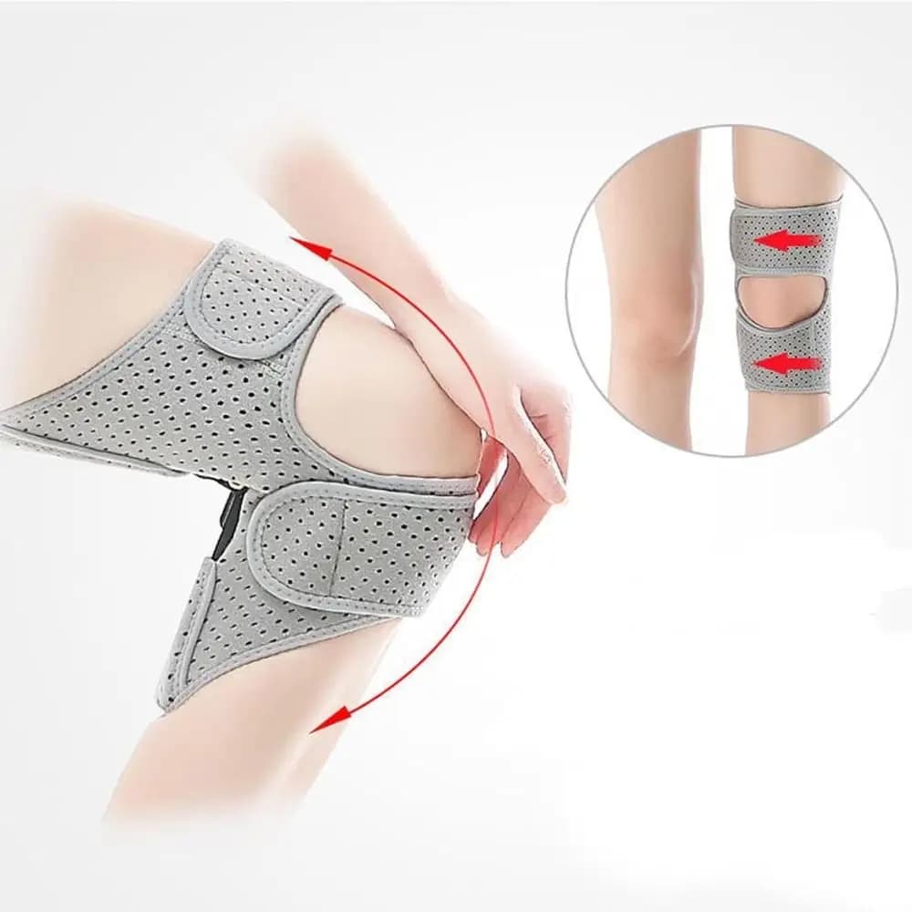 1 Paio Nuovo con Potenti Molle di Rimbalzo, Dispositivo di Assistenza al Ginocchio, Ginocchiera Traspirante Antiscivolo, Ginocchiera Regolabile