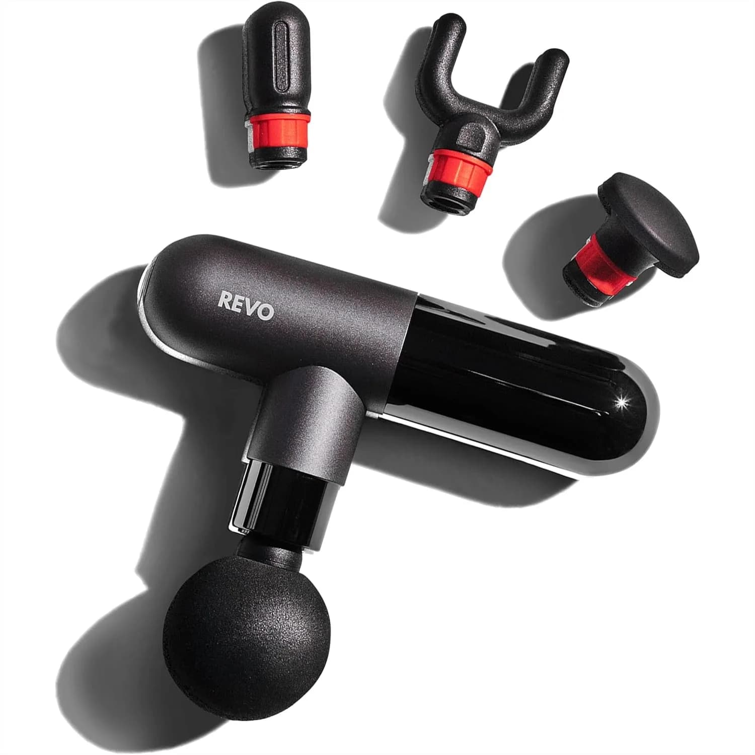 Mini Pistola per Massaggio Profondo dei Tessuti con 4 Accessori - Massaggiatore Muscolare a Percussione Potente, Leggero, Ergonomico e Portatile