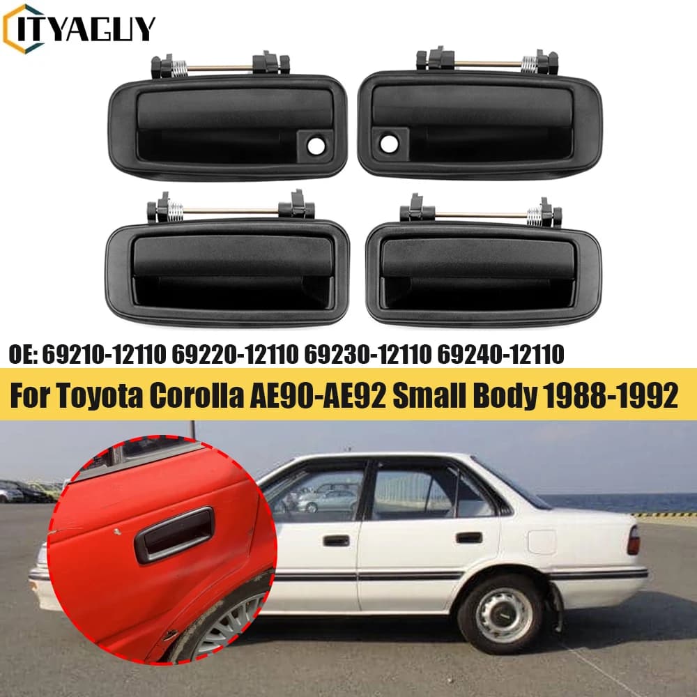 Maniglia Esterna per Porta Toyota Corolla AE90 - AE92 Carrozzeria Piccola 1988-1992 69210-12110 69220-12110 69230-12110 69240-12110