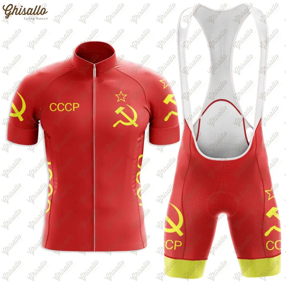 Red Retro Triathlon Team Cycling Jersey Set for men, road bike equipment, cycling shirt, quick drying shorts, bicycle clothing