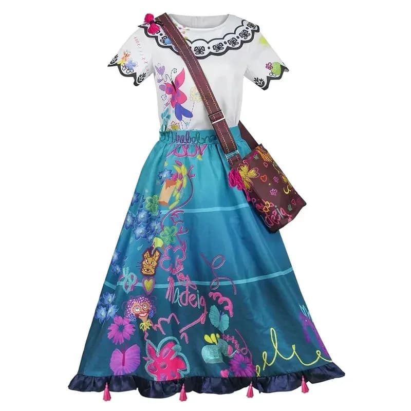 Anime Mirabel cosplay top dress for women girls princess dress performance costume gift for Christmas;5'b,8.v;