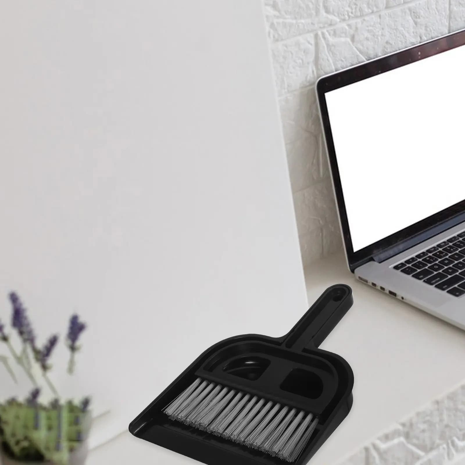 1Set Mini Broom and Dustpan Small Cleaning Brush Compact Desktop Sweeper for Office Home Car Detail Dust Removal Tool