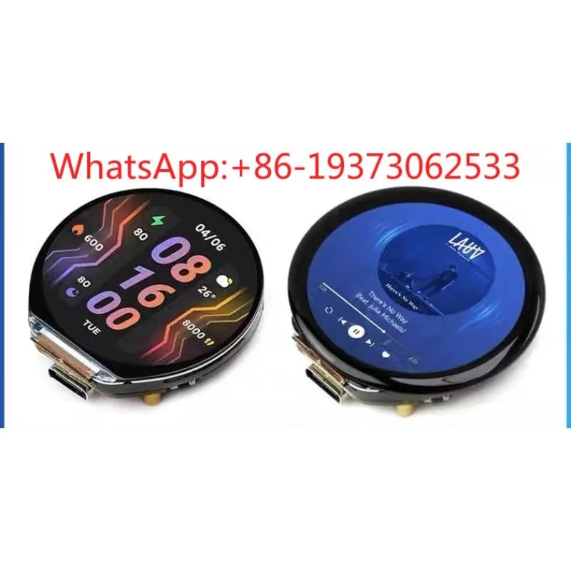 1.46 Inch ESP32-S3R8 Round Touch LCD Screen Microphone Speaker Supports WiFi Bluetooth