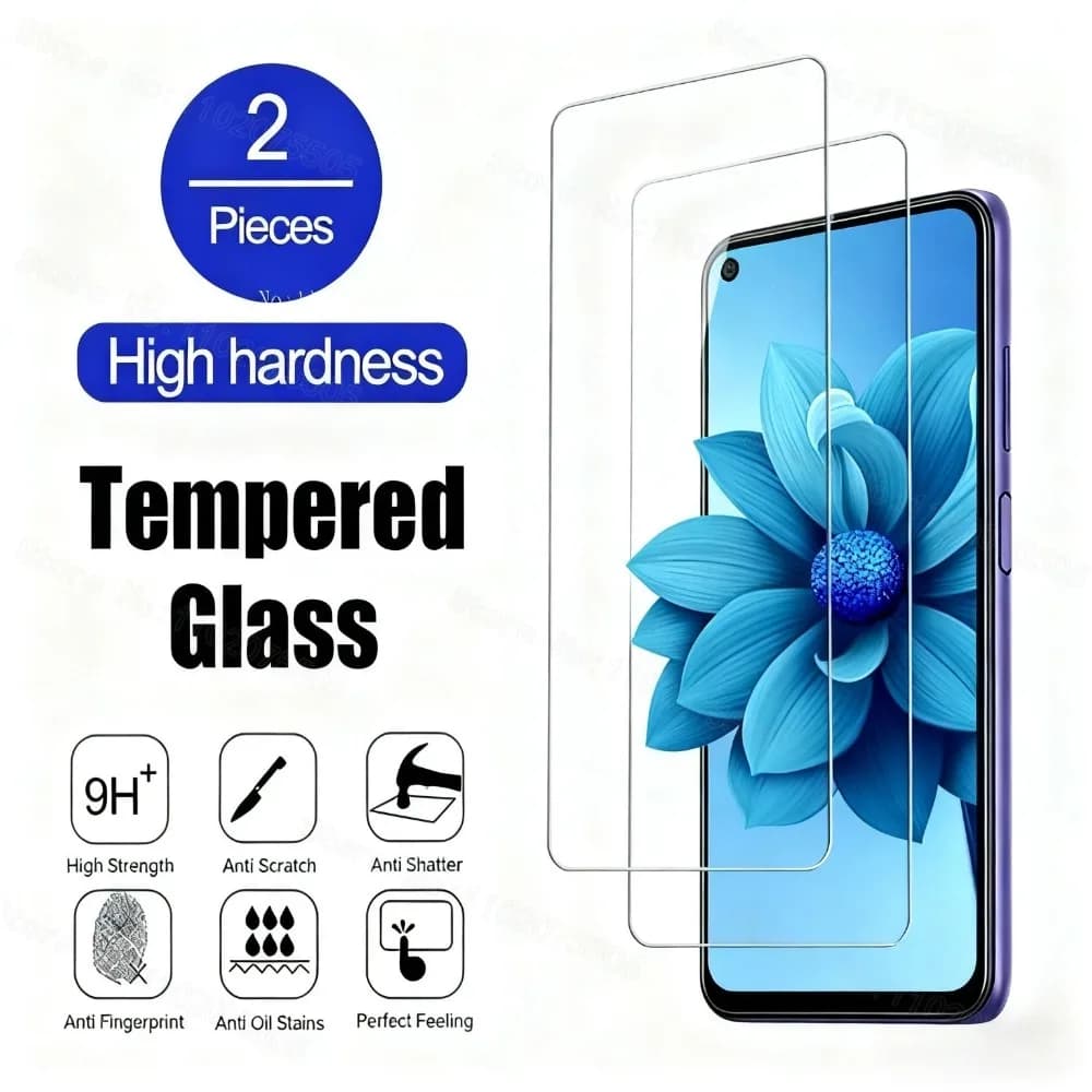 2 pezzi in vetro temperato per Xiaomi Redmi Note 15 14 13 12 11 10 9 8 Pro 11S 12S 13R protezione schermo per Redmi 15C 14C 13C 12 vetro