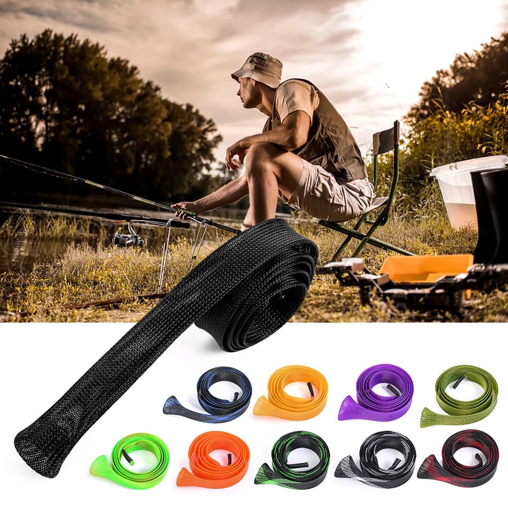 Copertura per canna da pesca Copertura per manica per canna da spinning Canna da pesca Calzino per canna Guanto Casting Copertura per tubo per rete di ghiaccio Protezione per canna da pesca