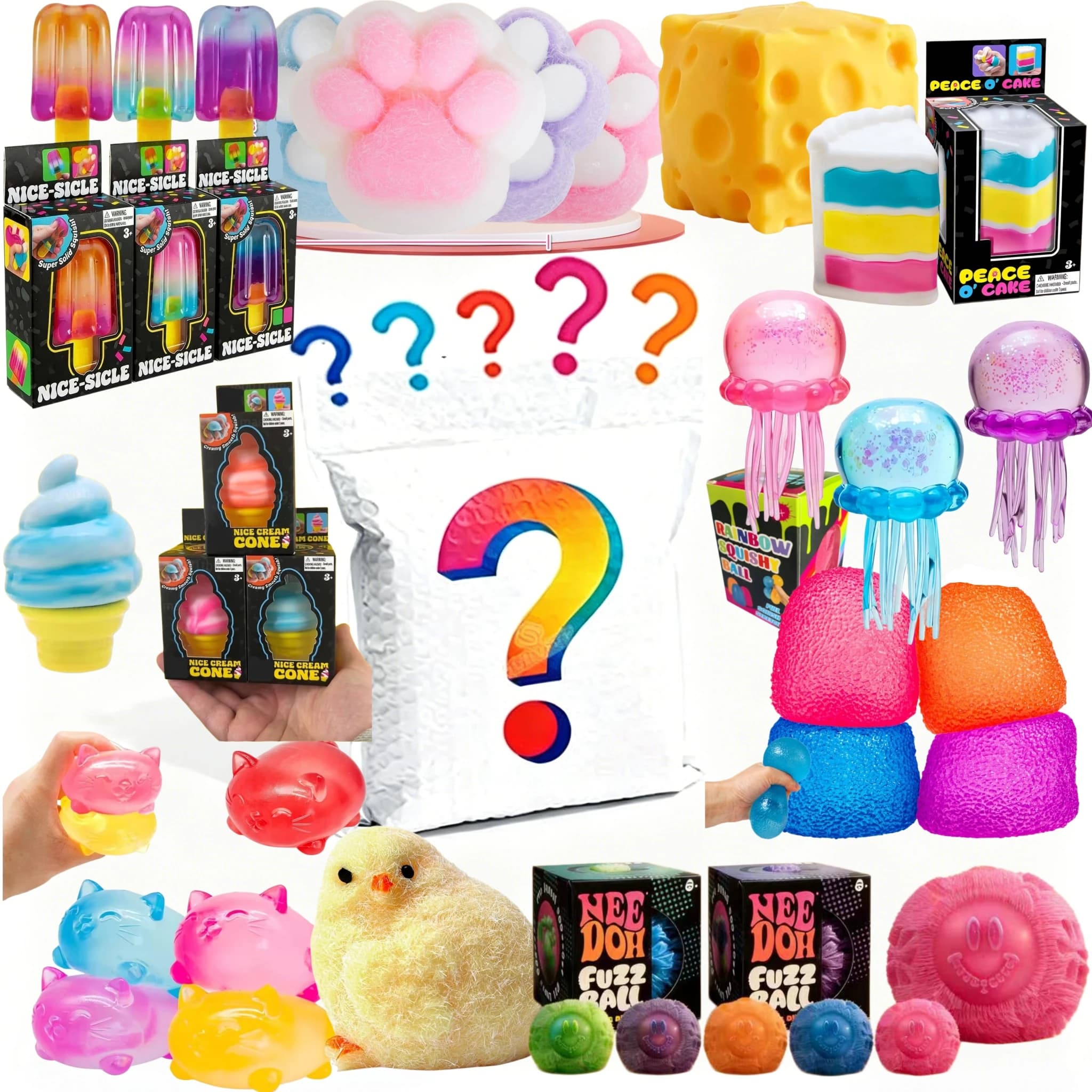 Surprise blind box mystery gift Realistic Butter Shaped Squishy Toy Scented Slow Rising Stress Relief Fidget Toy Stress Relief Fidget Toy