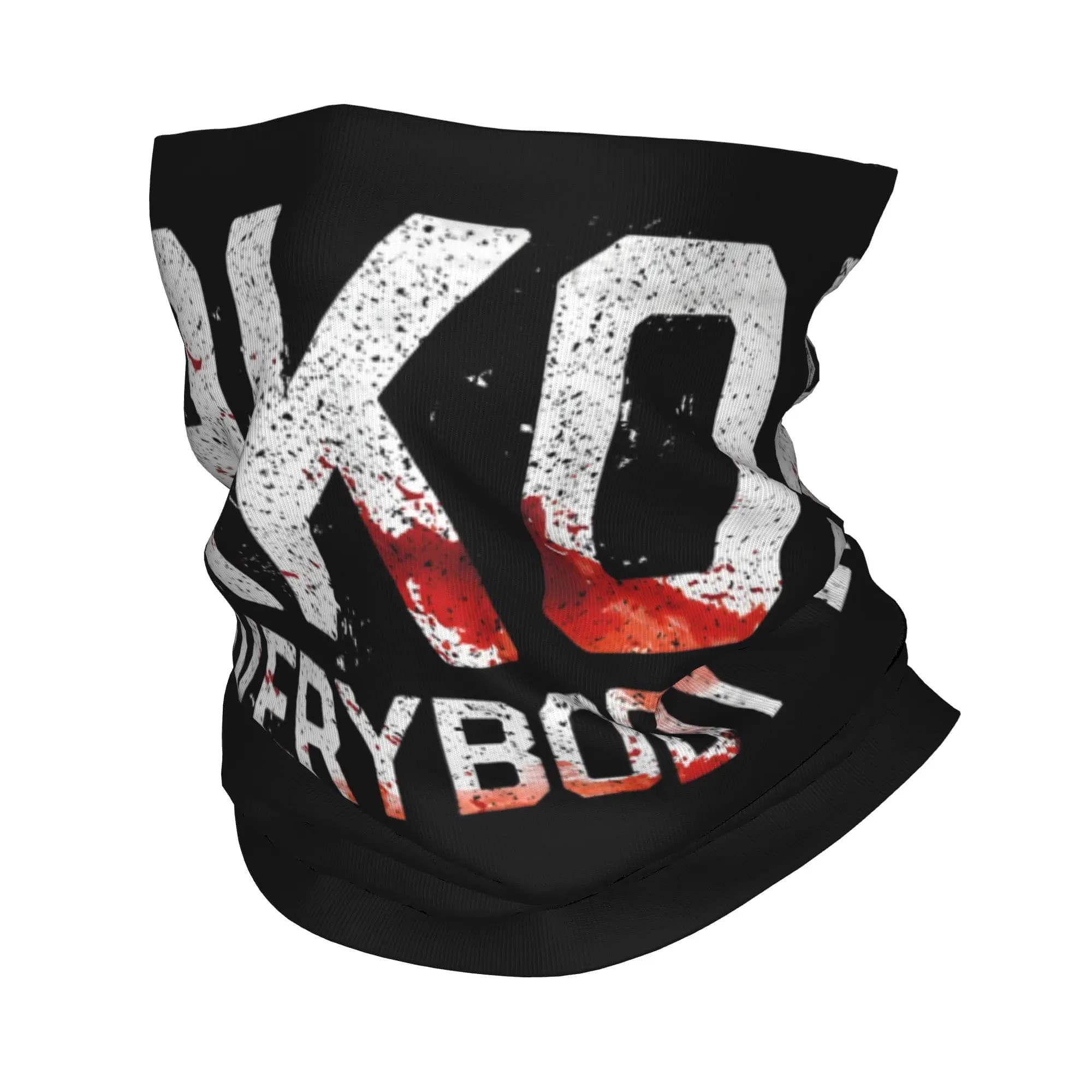 Randy RKO Everybody Blood Bandana Copricollo Stampato per Wrestling e Combattimento, Balaclava, Maschera Viso, Sciarpa Multiuso per Uomini e Donne Adulti