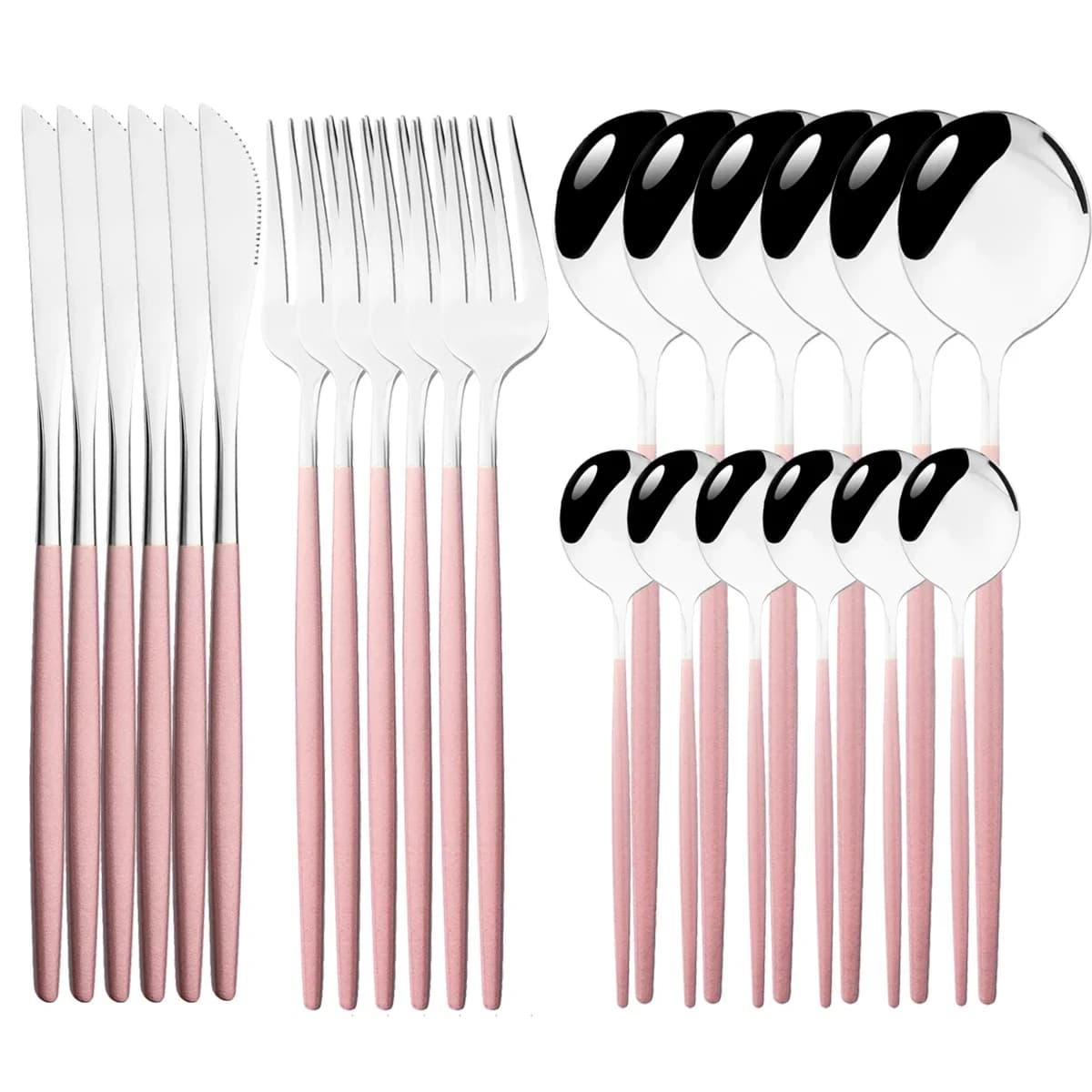 Stainless steel cutlery set, knife, fork, spoon, kitchenware set, gift cutlery, cutlery set