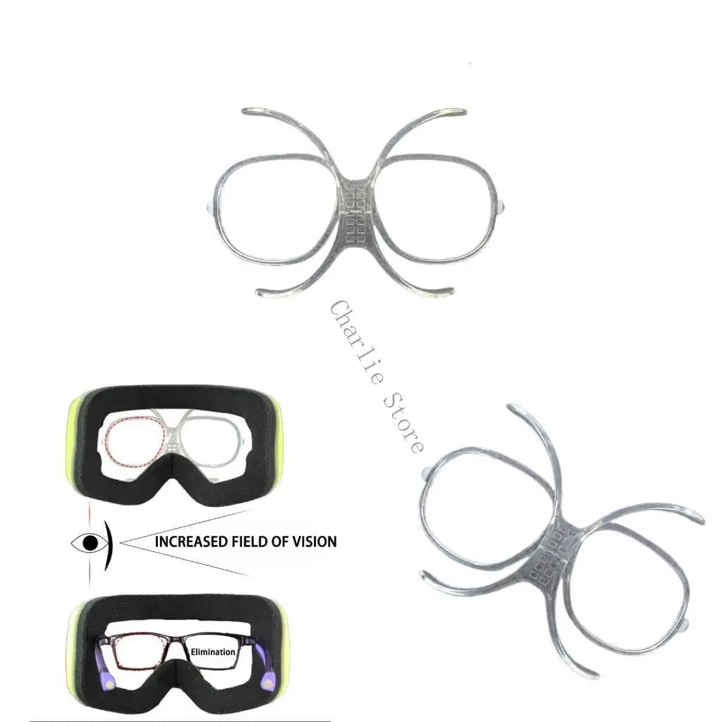 Adattatori inserto ottico degli occhiali da sci Adattatori per lenti da prescrizione per uomini Donne Sci Snowboard Accessori