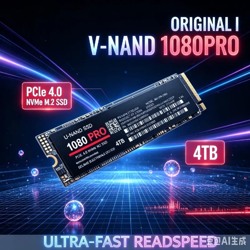1080PRO M.2 NVMe PCIe 4.0 Original Internal SSD Up to 7450MB/s High Performance Solid State Drive For Desktop Notebook PC