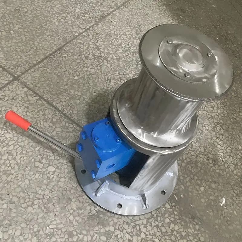 Produttore universale manuale di macchine per corda di ancoraggio verticale a rete piccola per sollevamento marino