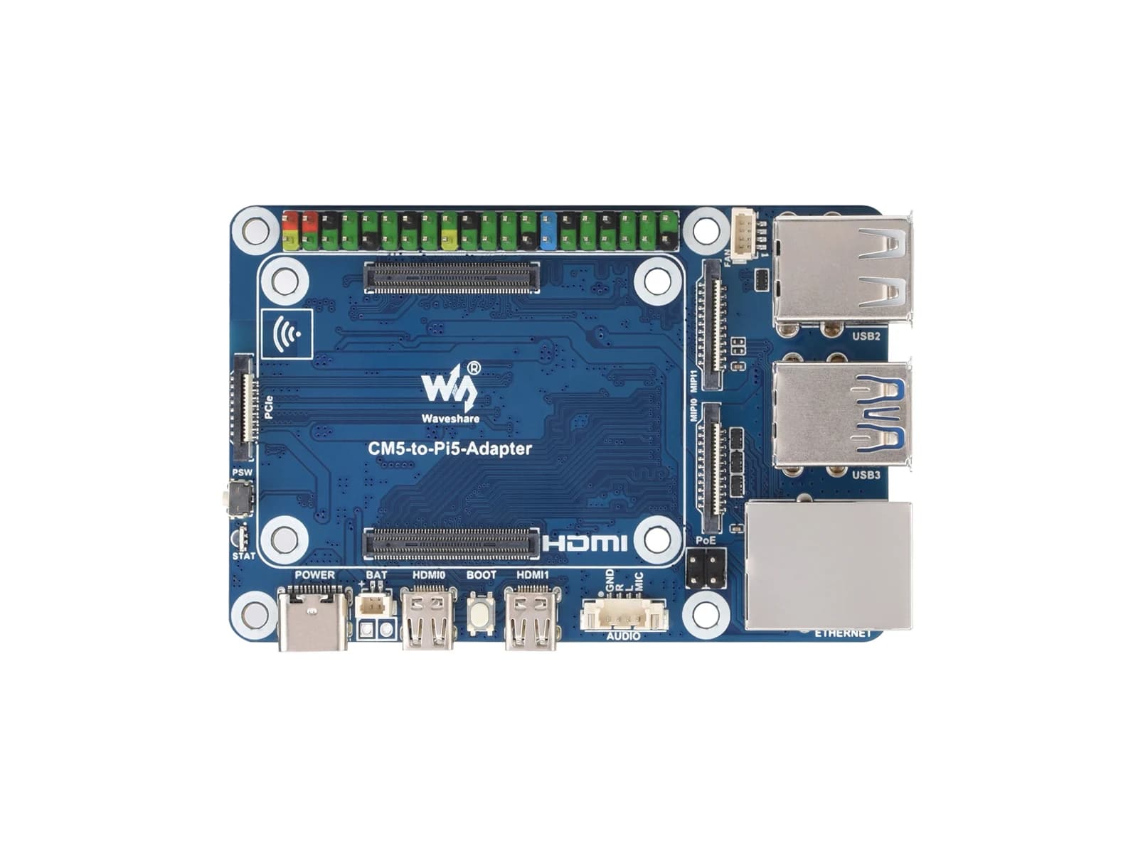 Scheda adattatore Raspberry Pi CM5 a Pi 5: espansione audio con supporto microfono - Soluzione alternativa Compact Pi 5