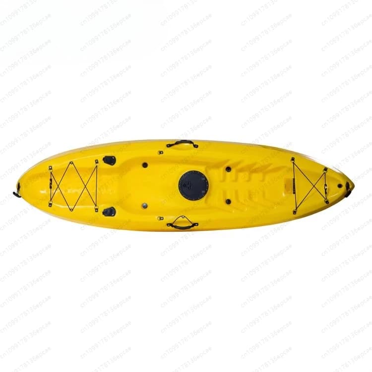 Kayak monoposto Barca sportiva acquatica stabile e flessibile con pagaia