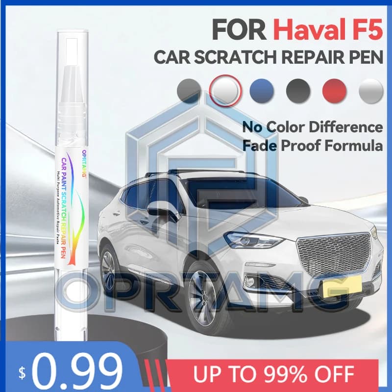 2026 Hot For 1990-2026 Car Paint Repair Pen Paint Scratch Repair Accessories Rime Gray Jet Black Glaze White Green Red For Hava