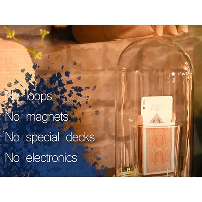 Trucco di levitazione della carta controllata con espediente Bluetooth, carta spettrale wireless, puntello galleggiante, magia da vicino e da palcoscenico, lettura mentale