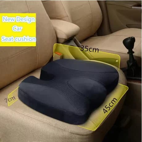 Cuscino Ergonomico in Memory Foam per Ufficio, Cuscino Antemorroidale, Cuscino per Sedia, Soluzione per Sedute Prolungate, Cuscino per Studenti