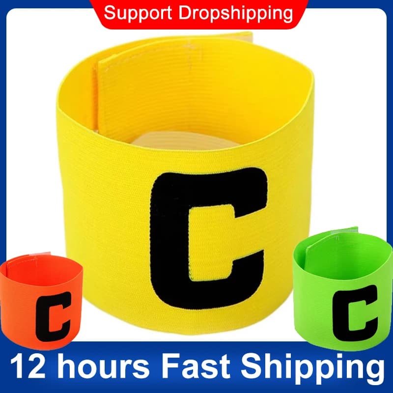 Sport Football Captain Armband Fitness Captain Training Arm Band Soccer Training sezionale group Sleeve Badge per il calcio