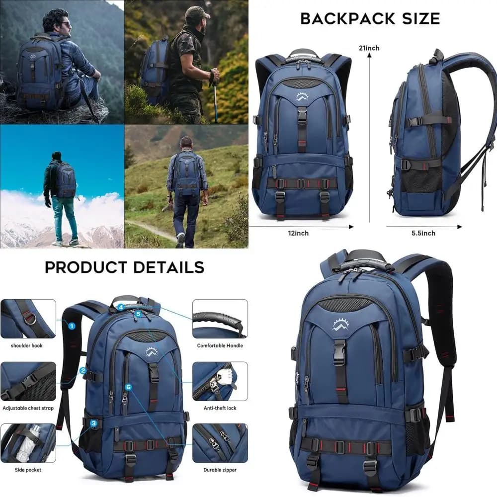 Travel Backpack Approved by 17.3 Inches for Open Adventure, Laptop Bag Unisex KAKA