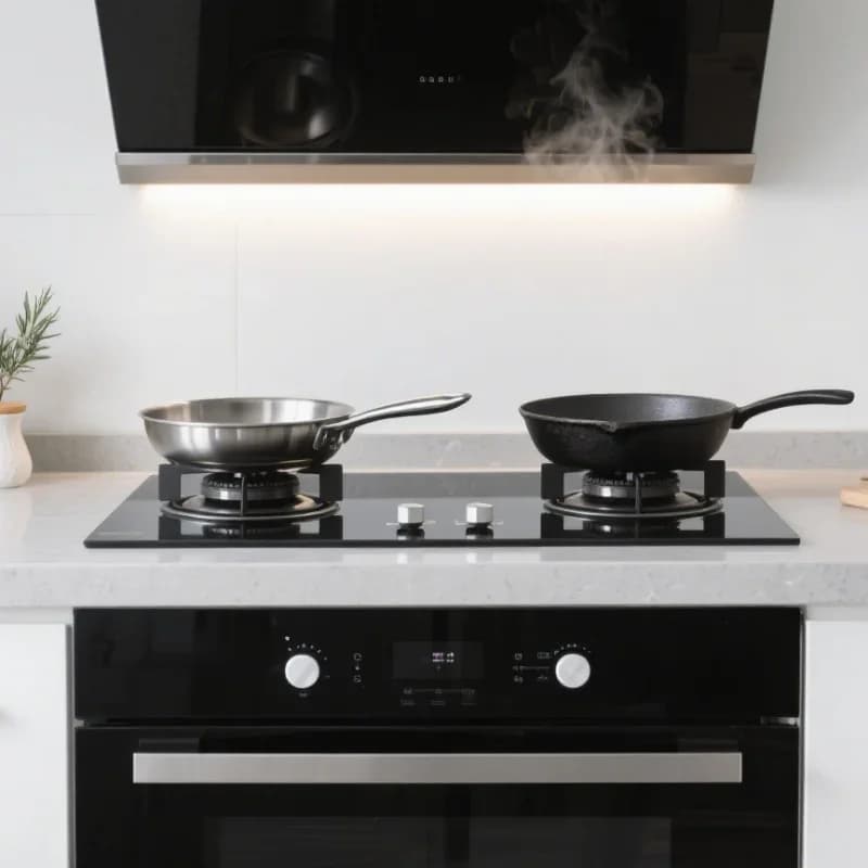 5-hole Gas Stove Mats, Gas Stove Mats,High Temperature Resistant Floor Mats, Suitable for Keeping Kitchen Stoves Clean