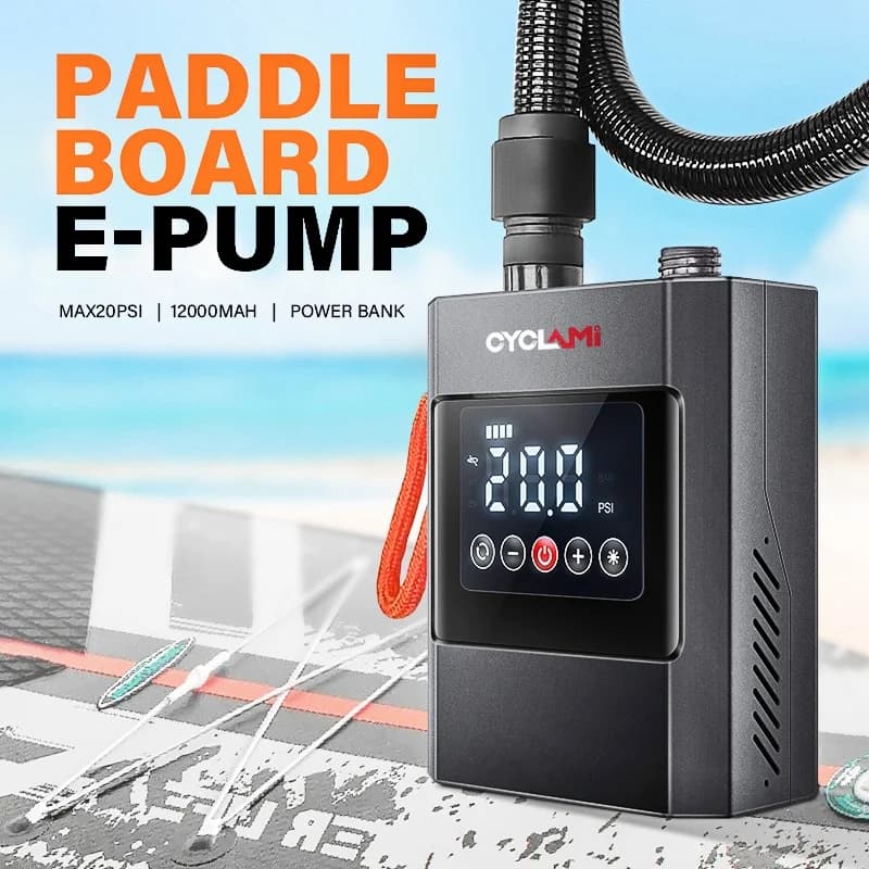 20PSI SUP Pompa Stand-Up Paddle Ricaricabile Gonfiabile PVC Barca Kayak Accessori per Stand Board Surf Kite Tenda Materasso