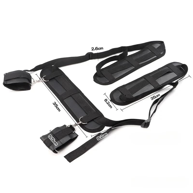 Giocattoli del sesso per le coppie cintura autofasciante BD * SM imposta spalla sesso Swing Leg Spreader corda SM Slave * Harness giocattoli per coppie adulte