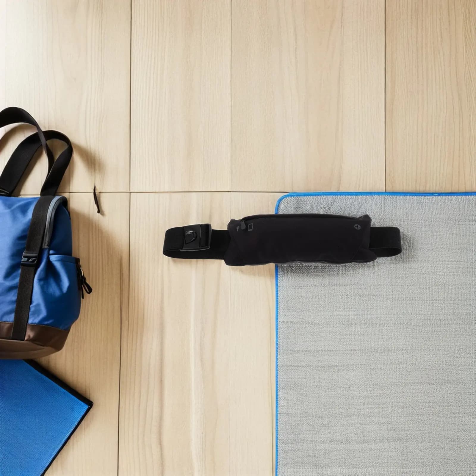 Marsupio Leggero e Sottile Unisex per Corsa, Escursionismo, Jogging, Viaggi e Fitness, Impermeabile con Tasca per Telefono