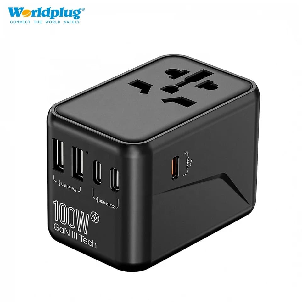 UK US EU AU Plug 100W Mobile Phone Laptop Fast Chargers and Adapters Universal Travel Charger