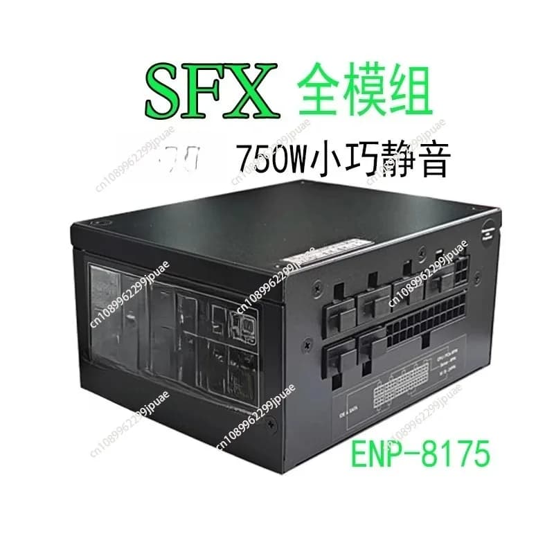 SFX Full Modular 750W Silent PSU Intelligent Start Stop Power Source For Mini ITX NAS Storage Server Replacement Parts