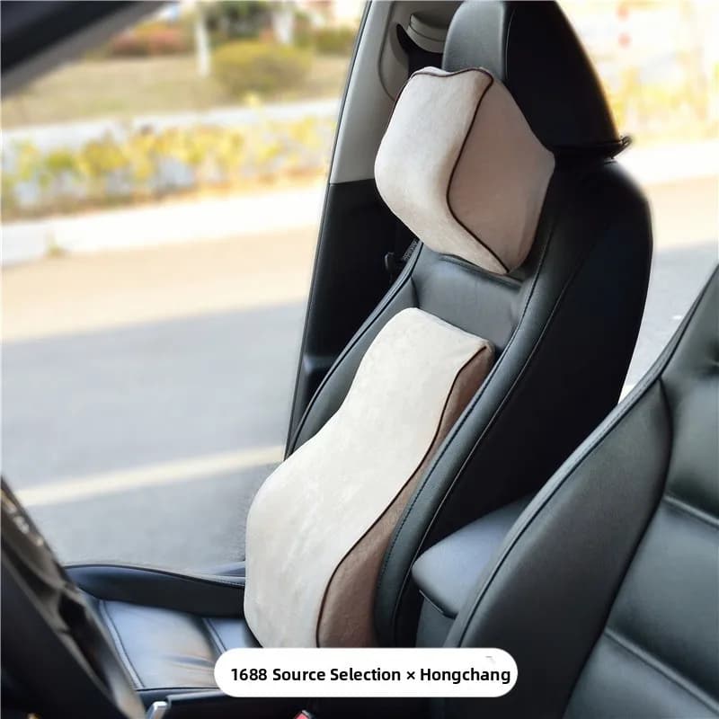 Baihong Home Textiles High End Memory Foam Car Headrest Office Chair Pillow Slow Rebound Backrest Modern Simple Style LP-0027325