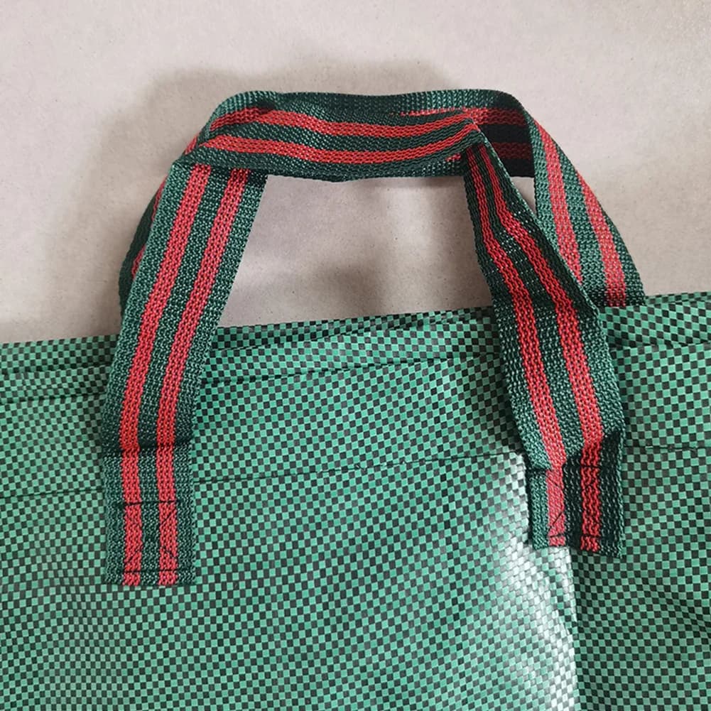 Sacchi da giardino impermeabili da 50L per rifiuti, sacchi per la raccolta di foglie con 4 maniglie, sacchi pieghevoli per la conservazione di foglie per prato e giardino