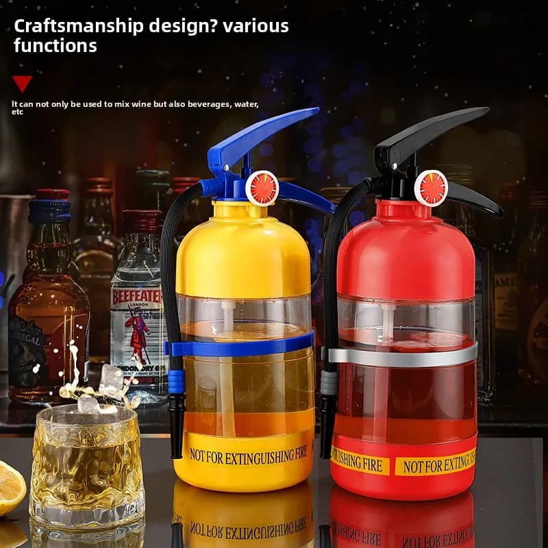 1 pz stile estintore mini distributore di birra macchina di stoccaggio in plastica bar a casa uso per feste rubinetto portatile Kegerator decorazione della cucina