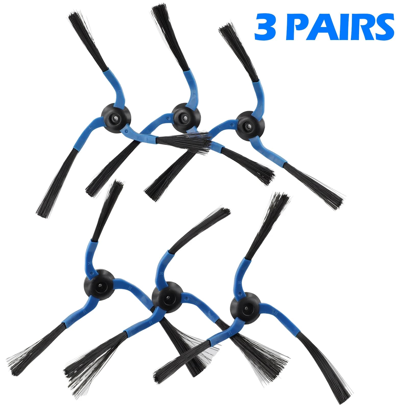 3 paia di pezzi di ricambio per spazzole laterali per Robot Navibot SR8950 SR8895 SR8845 SR8855 aspirapolvere