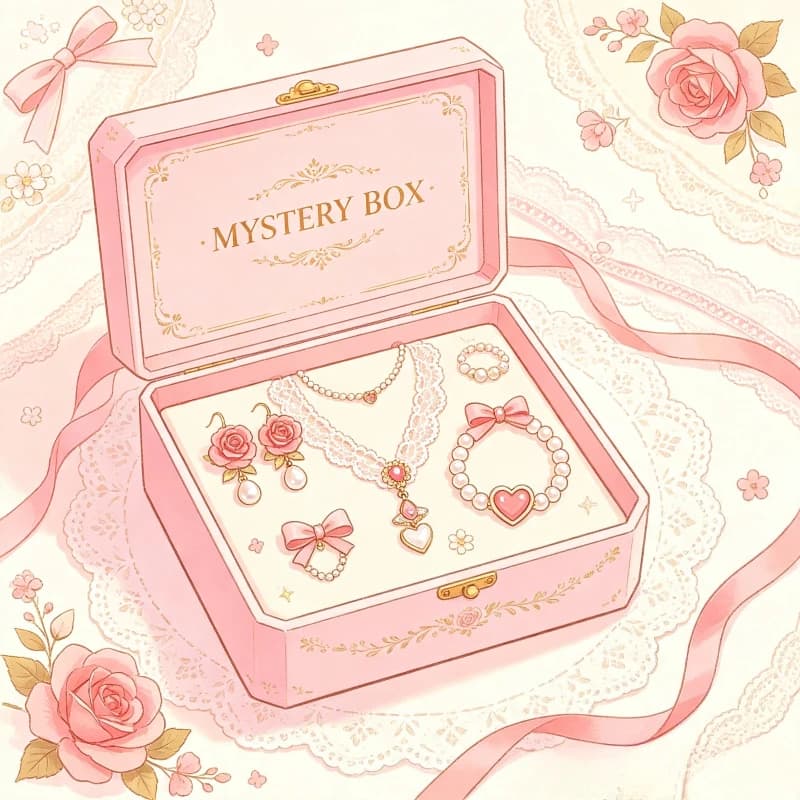 Retro Surprise Jewelry Jar Mystery Set Bohemia Rings Nostalgia Earrings Necklaces Bracelets Vintage Vibes All Wearable Treasure
